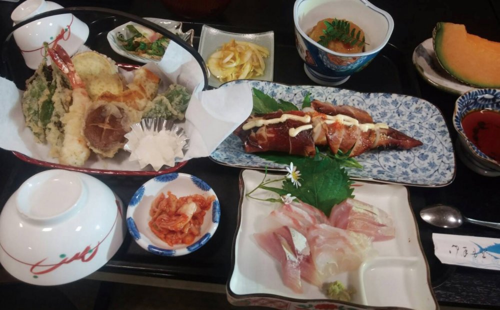 赤イカの姿焼き