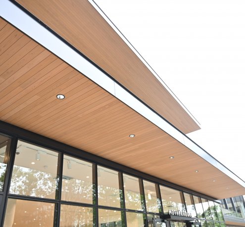 見上げれば“多摩産材”が