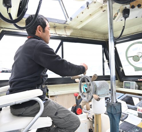 設備も充実の釣り船