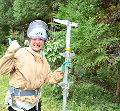 講習を受けたら実際に森へ！