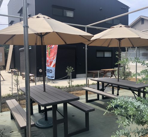 フレッシュな果実を楽しめるイートイン