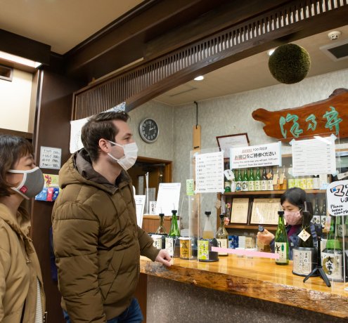 お楽しみの利き酒タイム！