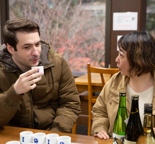 お楽しみの利き酒タイム！