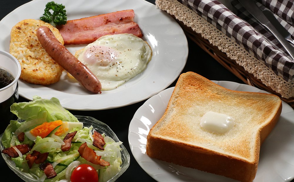 かんいちの朝食（洋食）