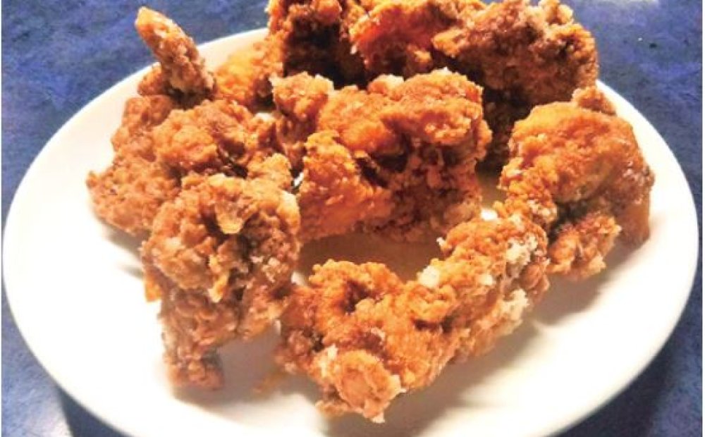 青とう風味からあげ