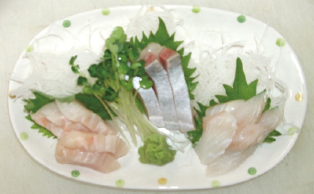 刺身三点盛り