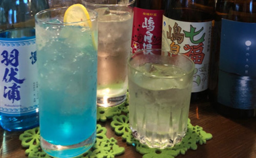 カクテル「Niijima Blue」