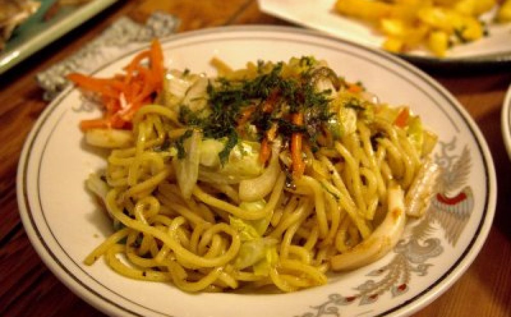 赤いか塩焼きそば