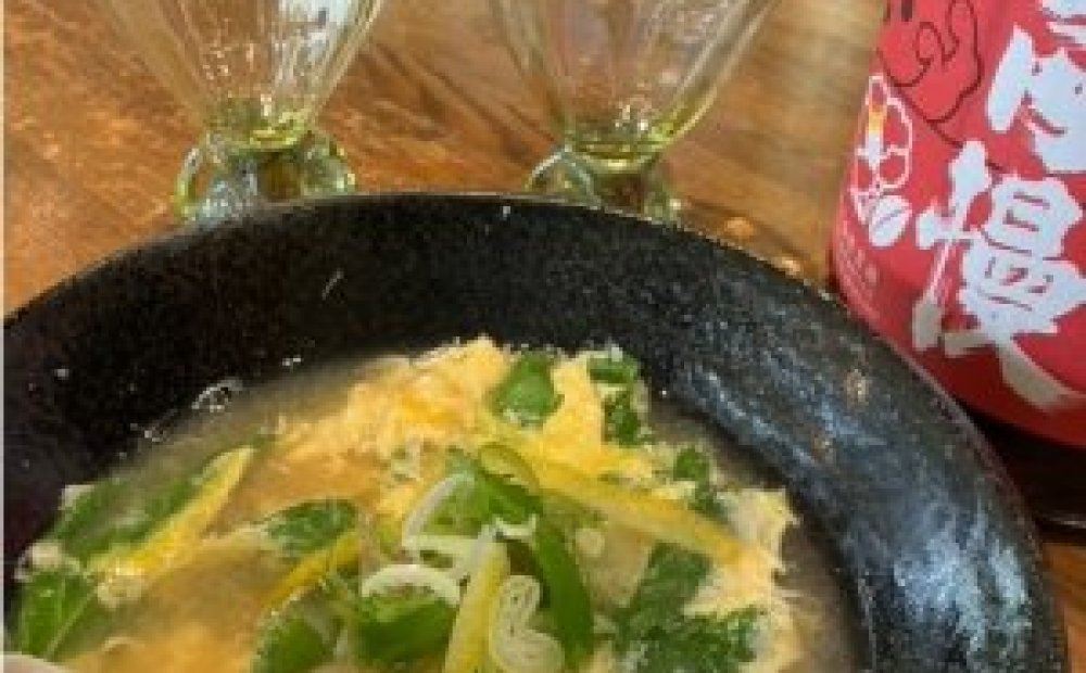 明日葉玉子とじ