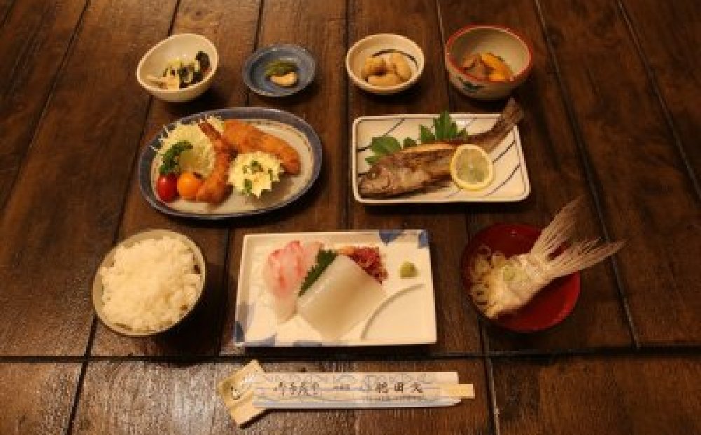 刺身付き定食