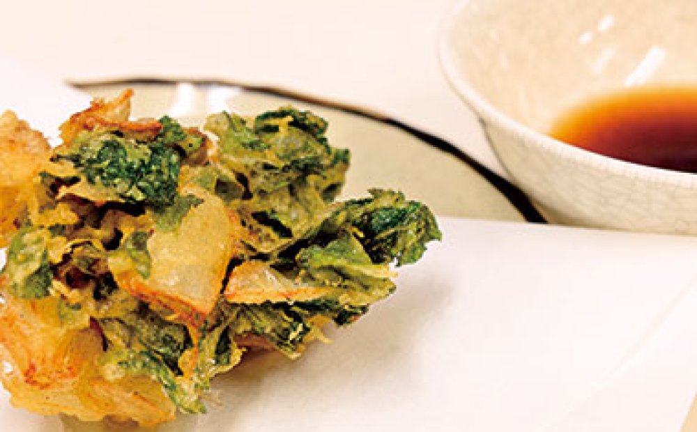 明日葉かきあげ