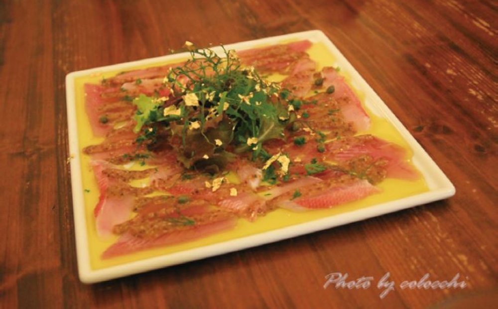 三宅島産地魚のカルパッチョ