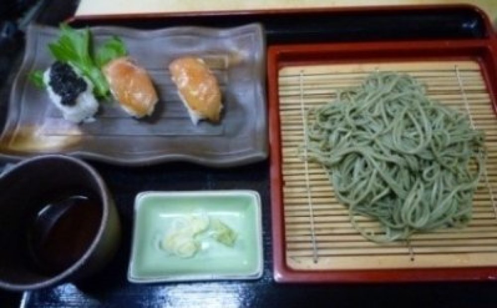 島寿司と明日葉そば