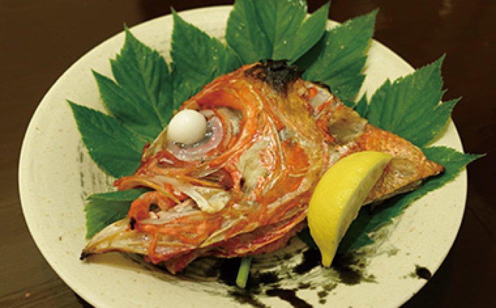 金目鯛カマ塩焼き