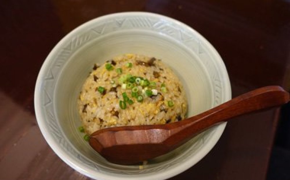明日葉佃煮チャーハン