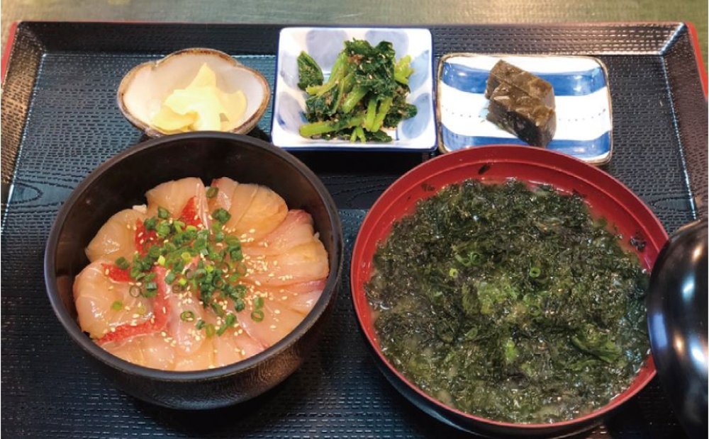 地魚漬丼定食