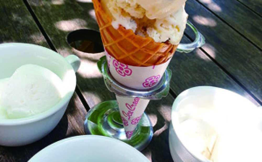 自家製アイスクリーム