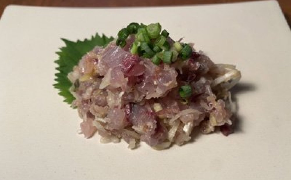 ムロアジのたたき