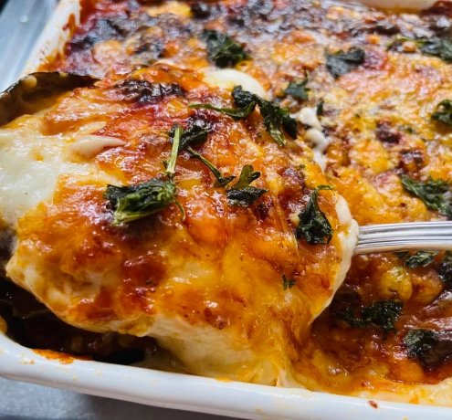 『ギリシャのムサカ風 なすとじゃがいものオーブン焼き』