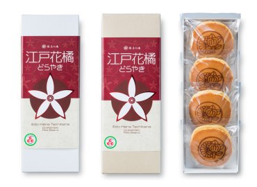「江戸花橘どらやき」と「東京サブレ」のセット
