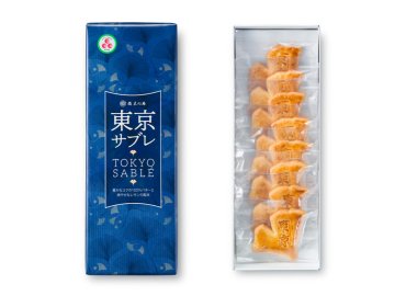 「江戸花橘どらやき」と「東京サブレ」のセット