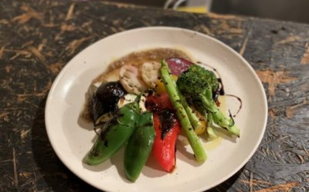 世田谷野菜炭火焼き盛り合わせ